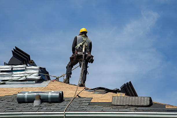 Professional Roof Replacement technician working in Reston, VA